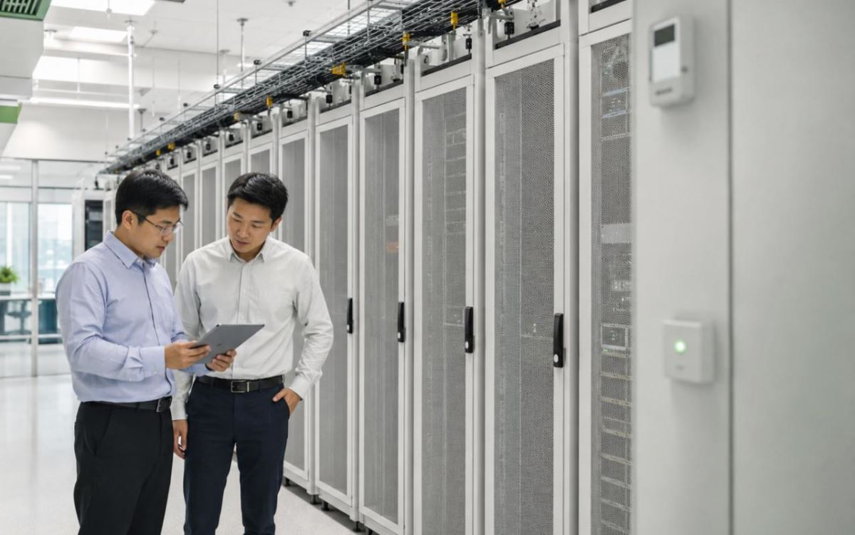 企業團隊規劃綠能機房與資料中心基礎設施